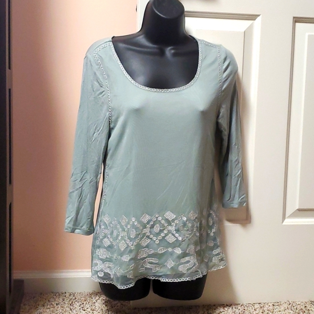 BKE Embellished Top NWT